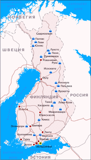 План страны финляндии